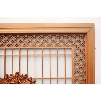 鶴松　七宝書院欄間5枚1組　R2052Y 