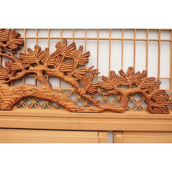 鶴松　七宝書院欄間5枚1組　R2052Y 