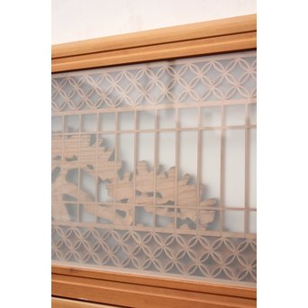 鶴松　七宝書院欄間5枚1組　R2052Y 