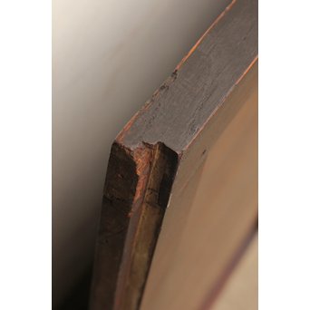 総欅 時代格子帯戸　4枚1組　B870 