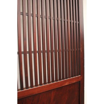 総欅 時代格子帯戸　4枚1組　B870 