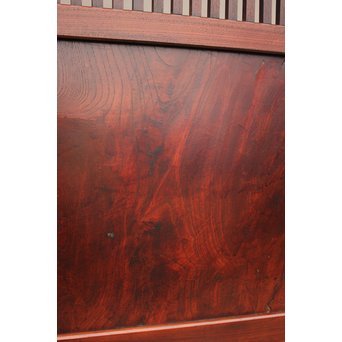 総欅 時代格子帯戸　4枚1組　B870 