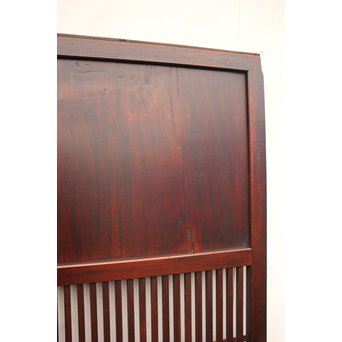 総欅 時代格子帯戸　4枚1組　B870 