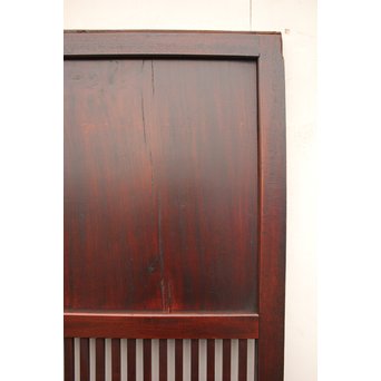 総欅 時代格子帯戸　4枚1組　B870 