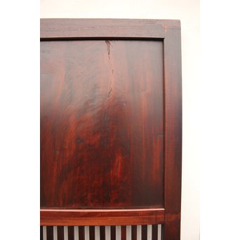 総欅 時代格子帯戸　4枚1組　B870 