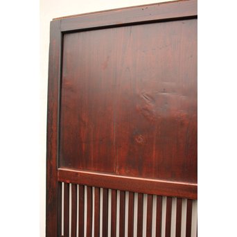 総欅 時代格子帯戸　4枚1組　B870 