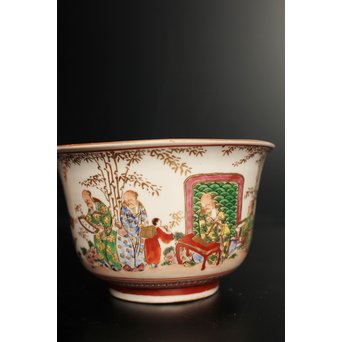 橋田与三郎 明治九谷 盃洗　S2927 