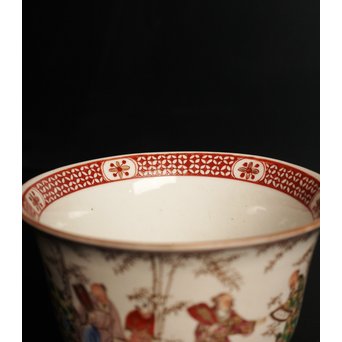 橋田与三郎 明治九谷 盃洗　S2927 