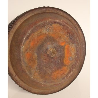 南部釜師造 大型座金付あられ鉄瓶　H477 