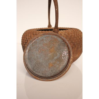 金澤鶴斎造　あられ鉄瓶　H478 