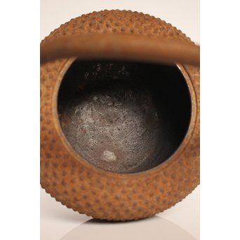 金澤鶴斎造　あられ鉄瓶　H478 