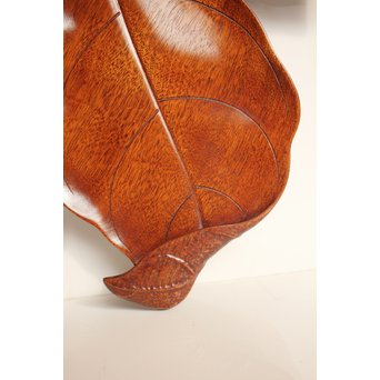 篠原如雪 梧桐葉盆 　K554 