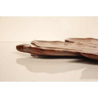 篠原如雪 梧桐葉盆 　K554 