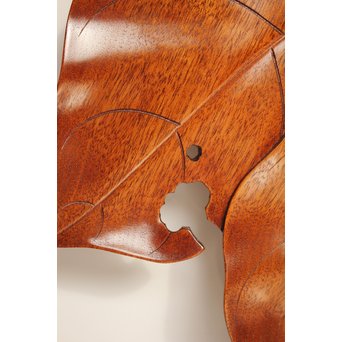 篠原如雪 梧桐葉盆 　K554 