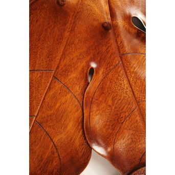 篠原如雪 梧桐葉盆 　K554 