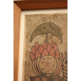 朝鮮李朝民画文字絵　”禮”　K476 