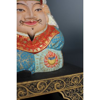 平野富山作 福寿恵比須大黒天尊像　S2939 