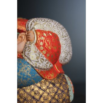 平野富山作 福寿恵比須大黒天尊像　S2939 