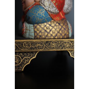 平野富山作 福寿恵比須大黒天尊像　S2939 