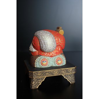 平野富山作 福寿恵比須大黒天尊像　S2939 