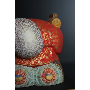 平野富山作 福寿恵比須大黒天尊像　S2939 