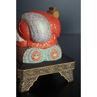 平野富山作 福寿恵比須大黒天尊像　S2939 