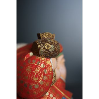 平野富山作 福寿恵比須大黒天尊像　S2939 