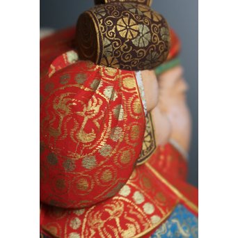 平野富山作 福寿恵比須大黒天尊像　S2939 