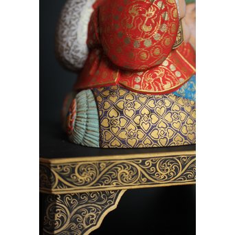 平野富山作 福寿恵比須大黒天尊像　S2939 