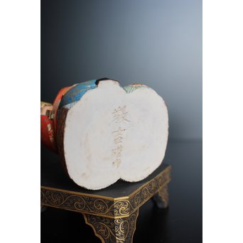 平野富山作 福寿恵比須大黒天尊像　S2939 