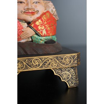 平野富山作 福寿恵比須大黒天尊像　S2939 