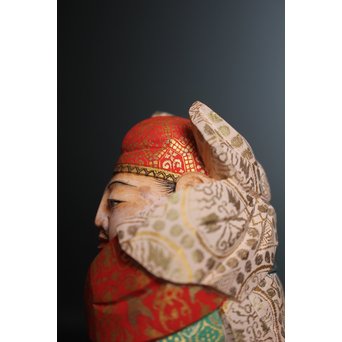 平野富山作 福寿恵比須大黒天尊像　S2939 