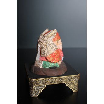 平野富山作 福寿恵比須大黒天尊像　S2939 