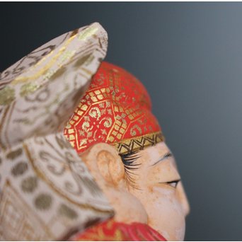 平野富山作 福寿恵比須大黒天尊像　S2939 