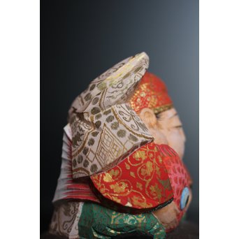 平野富山作 福寿恵比須大黒天尊像　S2939 