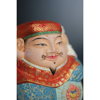 平野富山作 福寿恵比須大黒天尊像　S2939 