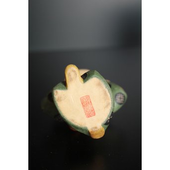 鹿児島寿蔵 人間国宝 紙塑人形 【微風】　S2940 