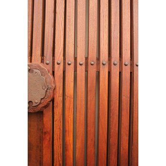 総欅升格子蔵戸　W536Y 