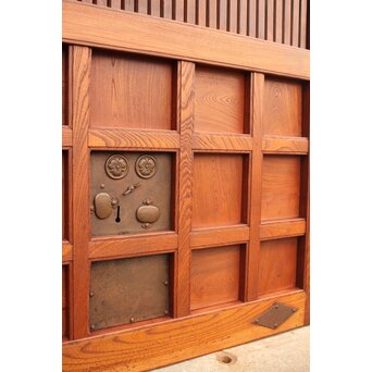 総欅升格子蔵戸　W536Y 