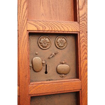 総欅升格子蔵戸　W536Y 