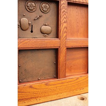 総欅升格子蔵戸　W536Y 