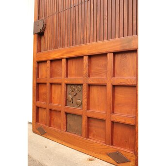 総欅升格子蔵戸　W536Y 