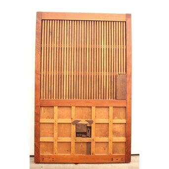 総欅升格子蔵戸　W536Y 