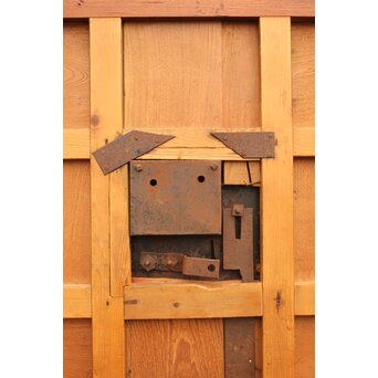 総欅升格子蔵戸　W536Y 