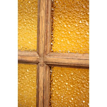 ダイア黄色ガラス洋館ドア　GD1032 