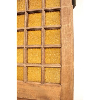 ダイア黄色ガラス洋館ドア　GD1032 