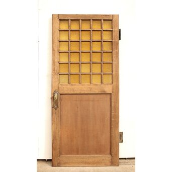 ダイア黄色ガラス洋館ドア　GD1032