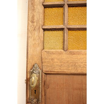 ダイア黄色ガラス洋館ドア　GD1032 