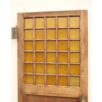 ダイア黄色ガラス洋館ドア　GD1032 