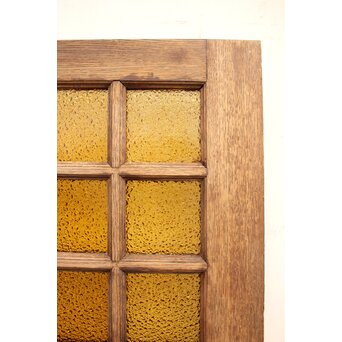 ダイア黄色ガラス洋館ドア　GD1032 